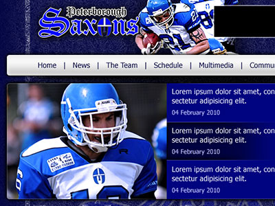 Saxons news carousel american carousel design football news peterborough saxons