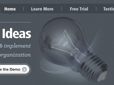 'Idea Management' masthead kindling marketing masthead