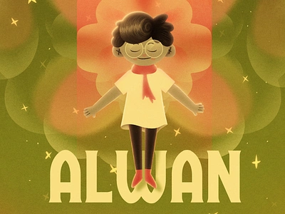 Alwan - Animated Short Film 2d animation character colourful illustration queer short film