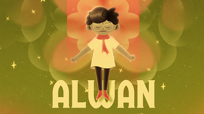 Alwan - Animated Short Film 2d animation character colourful illustration queer short film