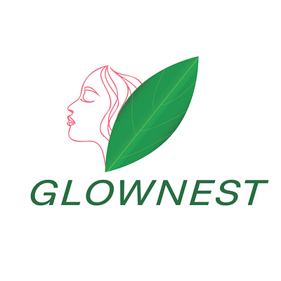 GLOWNEST LOGO beauty brand logo beauty logo branding brands logo logo design