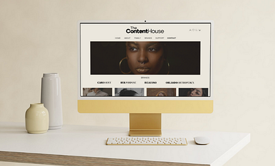 The Content House Branding Exploration 2 brand branding design graphic design guidelines logo