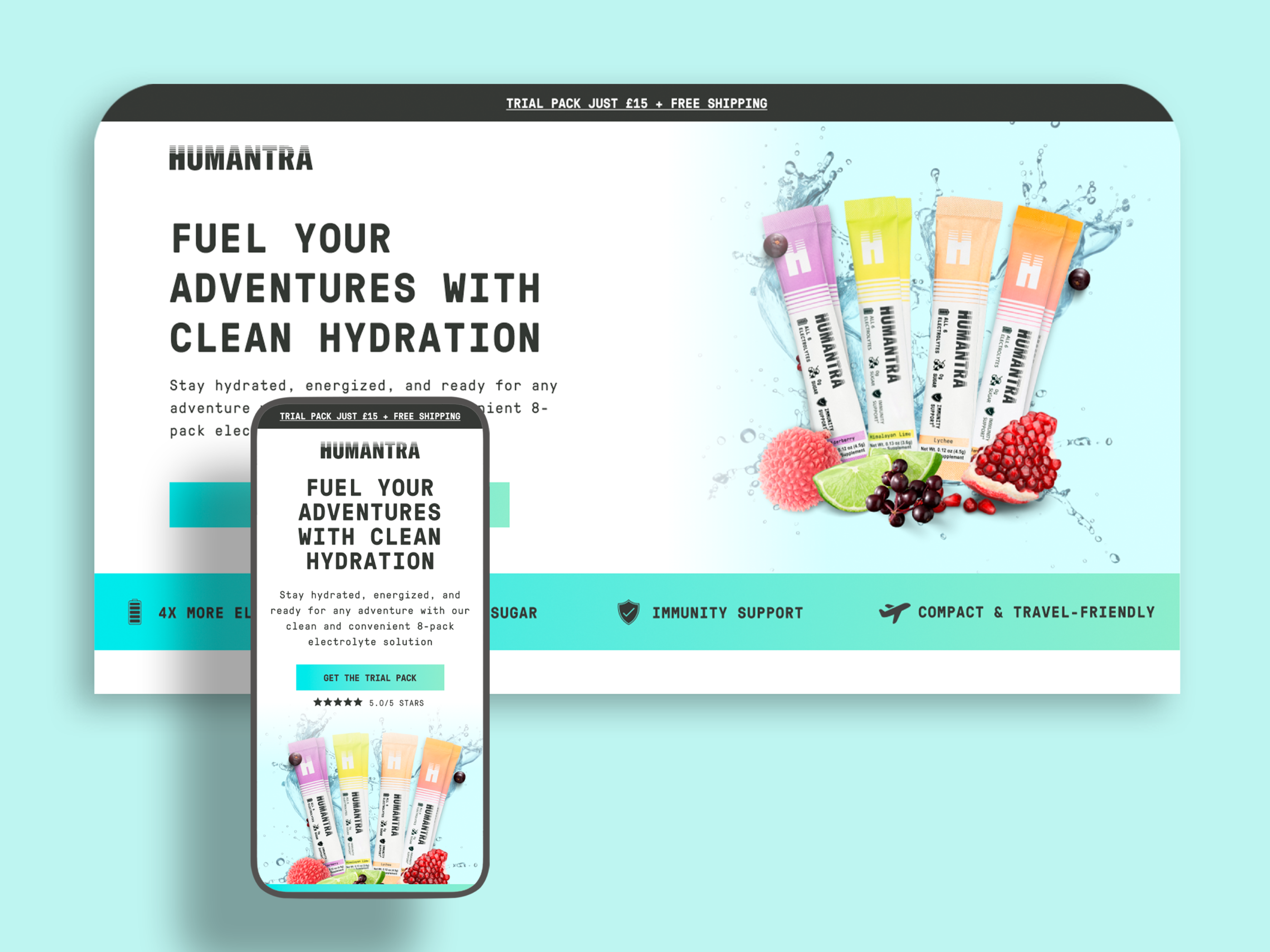 Example of Humantra | Landing Pages