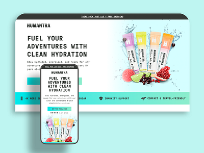 Humantra | Landing Pages branding design digital graphic design landing page ui ux wellness