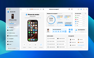 Intuitive  Apple devices management interface apple design figma ios mockups prototype sketch ui uiux ux