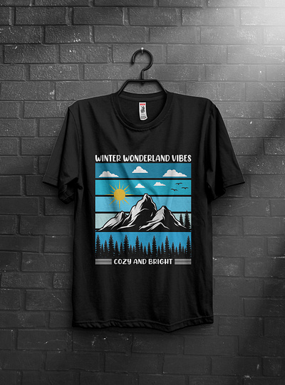 Winter T-shirt Design Service Email:ahamedroni755@gmail.com design retro t shirt design t shirt design typography t shirt design vintage t shirt design winter design winter t shirt design