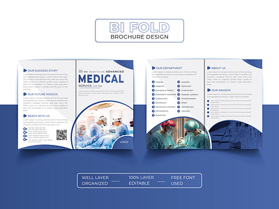 Medical Bifold brochure template a4 a4 brochure bifold bifold brochure brochure brochure design brochure template business care clinic doctors healthcare healthcare brochure hospital marketing medical medical brochure print print design template