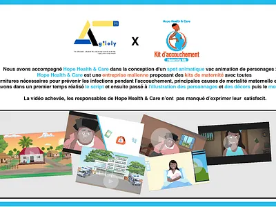 Motion design pour Hope Health & Care 2d 2d motion animation design motion design motion graphics script writing