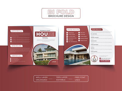 Creative real estate bifold brochure design template a4 a4 brochure bifold bifold brochure brochure brochure design brochure template business house sale marketing print print design promotion property real estate real estate agent real estate brochure realtor template