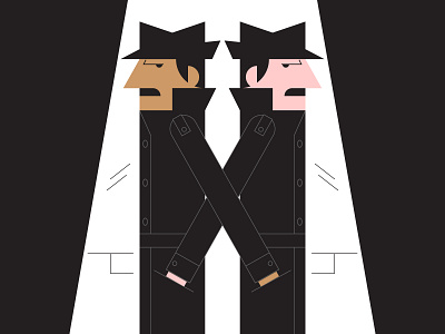 Spy vs. Spy illustraion illustration illustration art illustration digital illustrations seattle secretagent spy spyvsspy