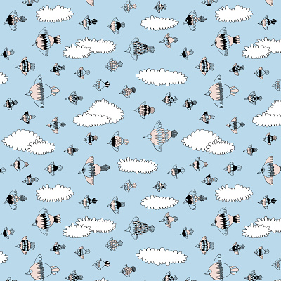 Little birds • Pattern surface print