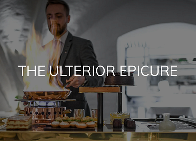 The Ulterior Epicure information architecture site design website design wordpress