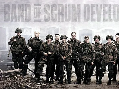 Band of Scrum army grunge humor scrum