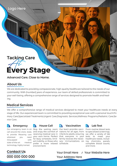 Medical Flyer Design template