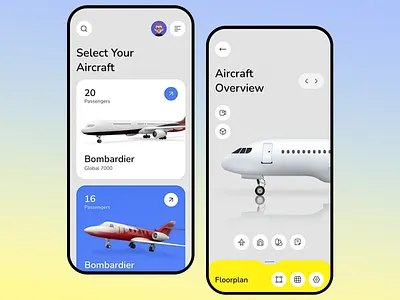 AirSelect app interface aircraft booking app aircraft overview app app app draft app for plane selection app prototype flight booking app mobile app mobile app design mobile app interface personalized flight experience smart flight booking ui ui design ui mobile app design ui ux ui visual ux ux design visual identity