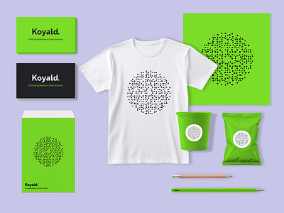 Visual identity design for Koyald. Consulting app branding design graphic design illustration logo ui ux uxdesign vector