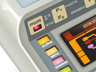 Tricorder Detail gedeon icon iconfactory illustrator lcars star trek tng vector