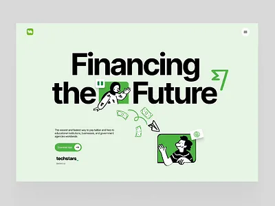 Pay4Me landing Page Redesign - Fintech branding design equity finance fintech green landing page money redesign saas ui uiux ux web3