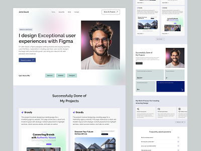 Portfolio Website Design personal website portfolio ui design portfolio website ui design ui ux design ux design