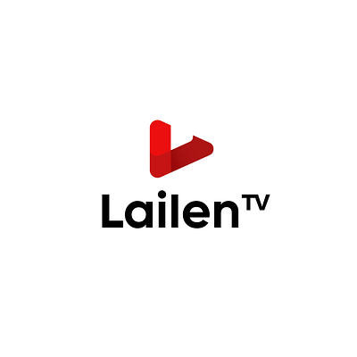 Lailen TV logo branding design logo vector