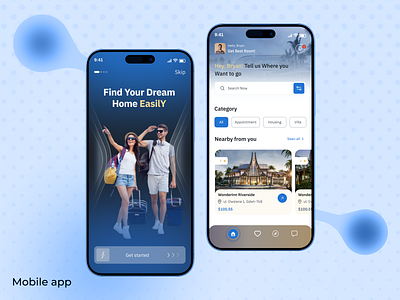 Hotel Booking - App Project app app design concept design hant hotel app hotel booking ios mobil app mobile app mobile app ui online hotel booking product design search store ui uiux user experience