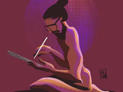 Peaceful self art artist attitude branding creator design drawing illustration illustrationart illustrator logo nft painting procreate procreateart self selflove ui