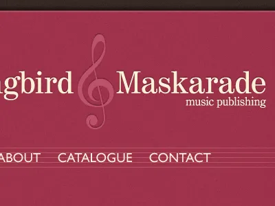 Sheet music site music red
