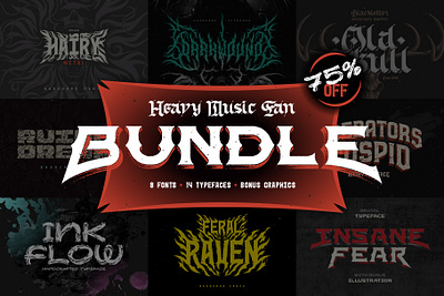 Heavy Music Fan Bundle! 75% OFF decorative