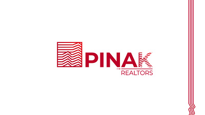 Pinak Realtors - Real Estate Logo construction logo realestate realtors