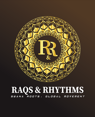 RAQS & RHYTHMS Concept Logo 3d animation branding graphic design logo motion graphics ui