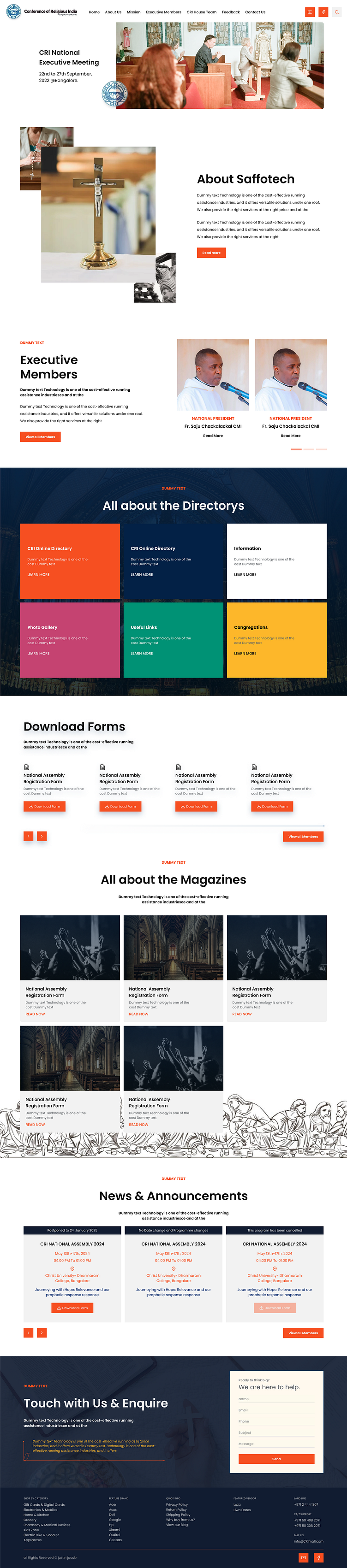 Redesigned Homepage - Figma Version of Crinational.org 🎨 by Akhil Venu ...