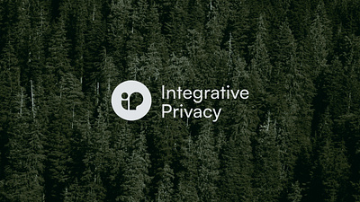 Integrative Privacy brand design brand identity brand strategy branding graphic design icon logo tech design tech logo