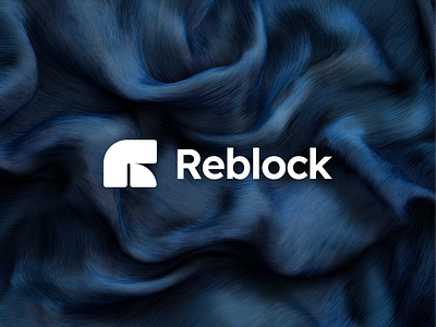 Reblock – Logo Design block branding circle design flat geometrical logo minimal minimalism minimalist r square