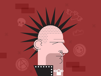 PUNK! illustraion illustration illustration art illustration digital illustrations punk punkrock seattle