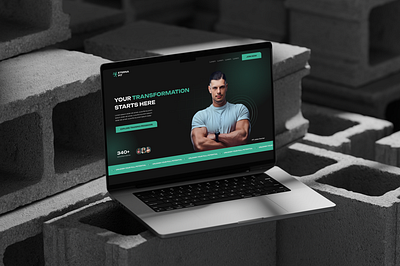 Eterna fit website design figma figmadesign fitness gym personaltrainer pt uxui webdesign website websitedesign