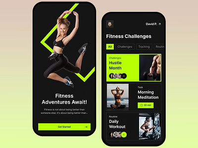 FitQuest fitness app interface app app design app interface app prototype calorie burn tracker calorie tracker exercise tracker fitness app interactive fitness app modern app design motivational design personalized fitness personalized workout app progress tracker stylish fitness app ui ui ux ui ux design ux workout tracker