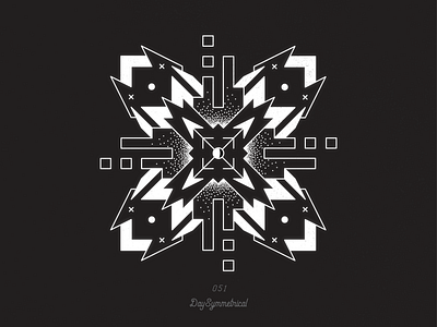 DaySymmetrical 051 design geometric graphic design illustration linework vector