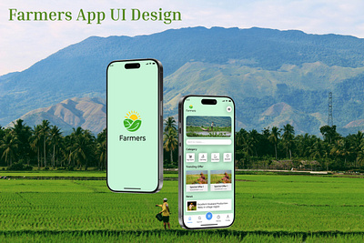 Farmers App UI Design farmers app ui graphic design product design ui ux