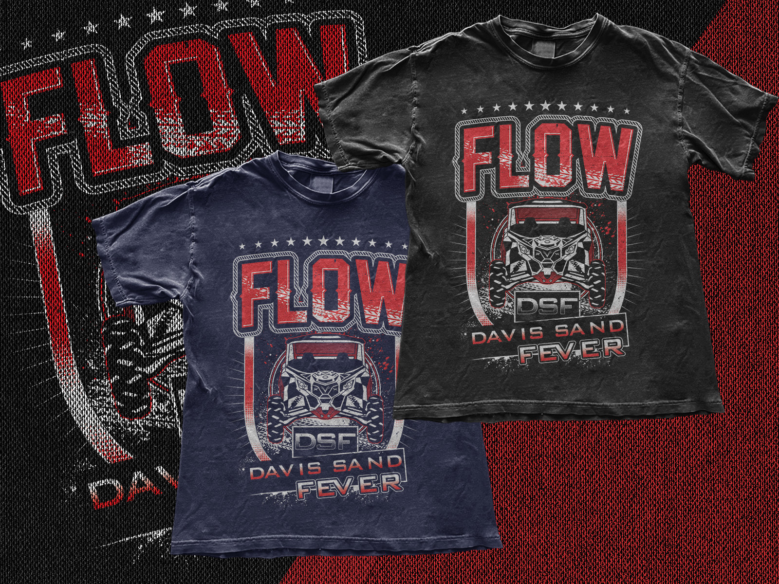 Flow ATV Car Custom T Shirt Design graphic design graphic shirt hand drawing t shirt design vector design