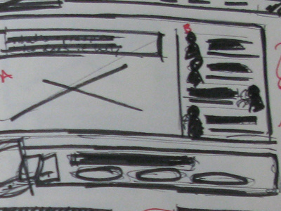 back in the sketchbook (thank god) sketch wireframe