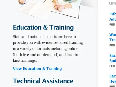 Regarding Subsection Links education links sections