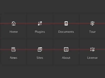 Glyphs glyphs icons white