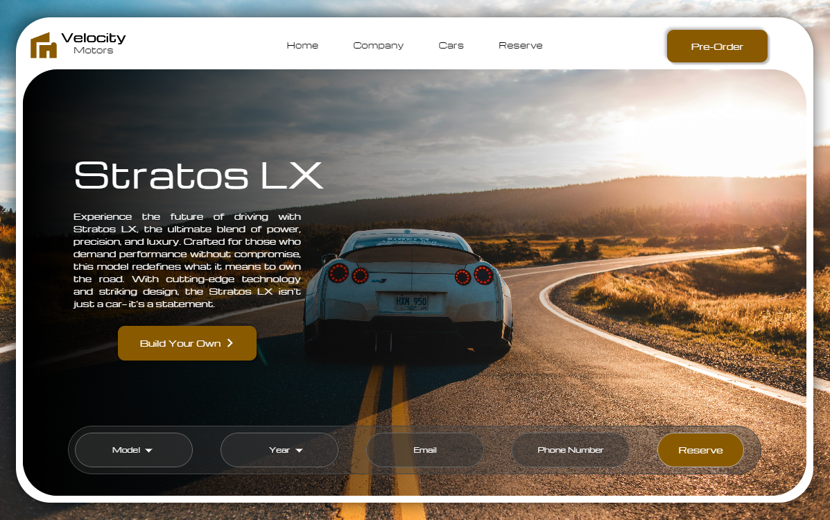 Example of Website Design & Development