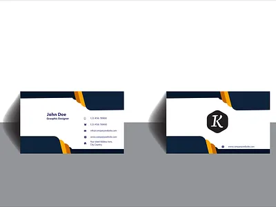 Clean Business Card is created with a clean and elegant design business card card card design design introduction card name card