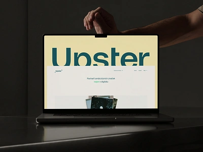 Upster — Agency Website agency branding logo ui web