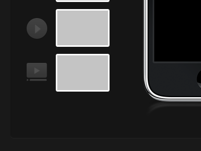 This last option is a video. icon iphone video
