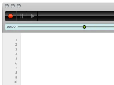 In-Progress App UI controls mac osx ui