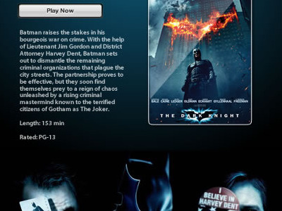 AIR iPad Netflix Detail interface ipad ui