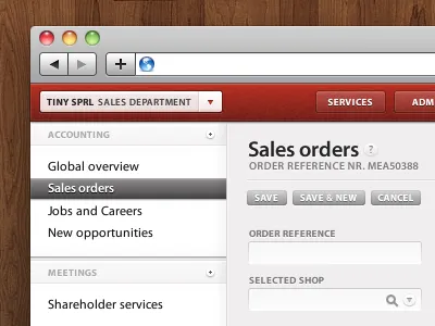 ERP light version app erp form nav