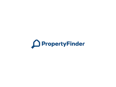 Property Finder Logo branding find finder finding furniture home house housing identity illustration living logo loupe minimal property real estate realestate search simple space